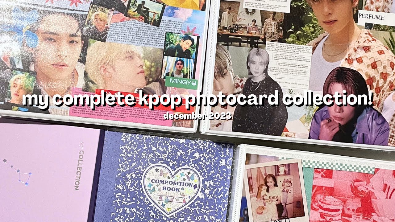 my complete kpop photocard collection! ✰ december 2023 binder flip through