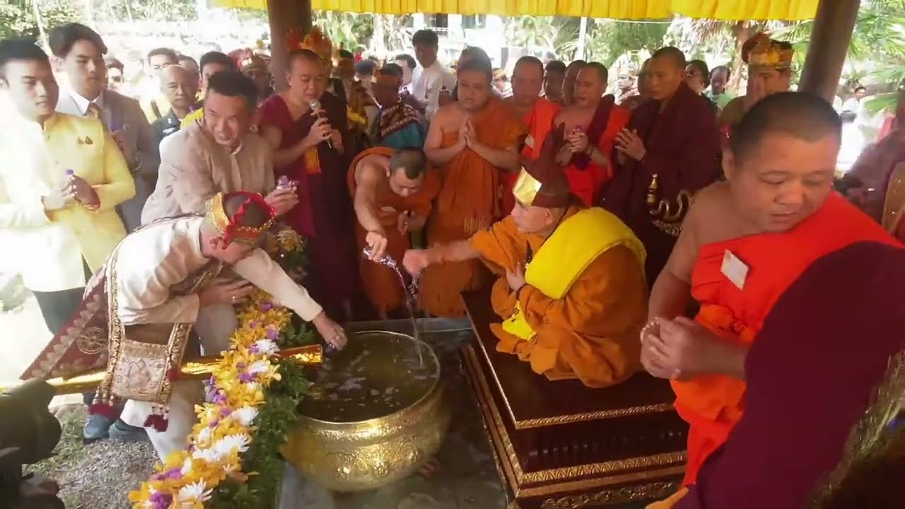 วันที่ 9 มกราคม 2568 สรงน้ำ พระครูบาบุญชุ่ม