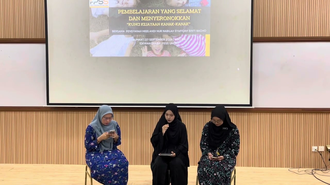 VIDEO FORUM SANTAI BERSAMA PAKAR PENSYARAH MISS ANDI NUR NABILAH SYAFIQAH BINTI BACHO