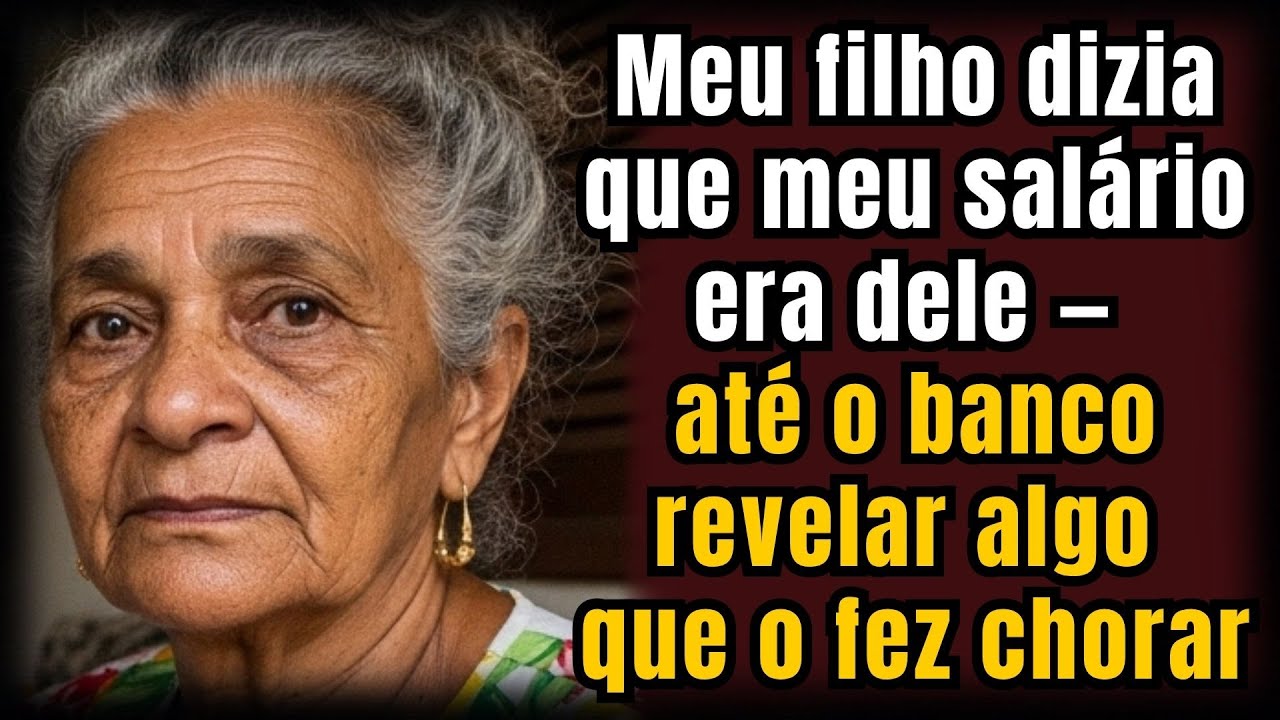 Meu filho dizia que meu salário era dele — até o banco revelar algo que o fez chorar