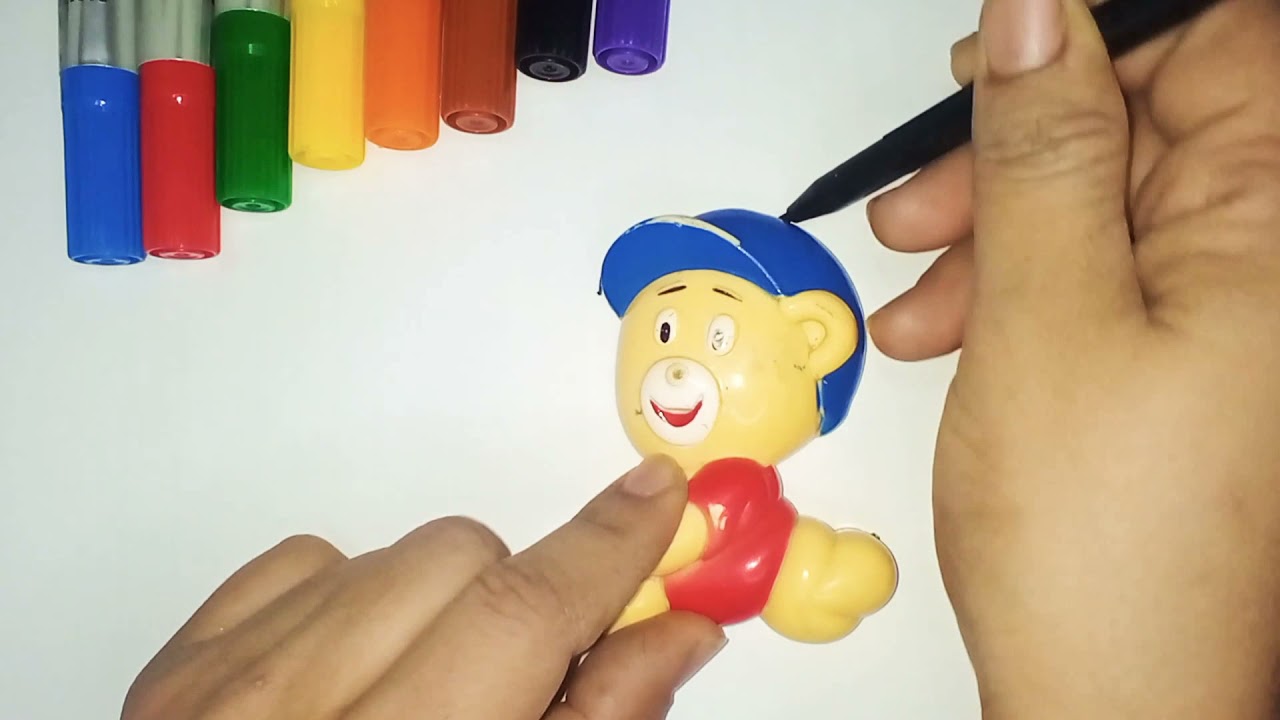 How to cute/draw carton/marker colors,