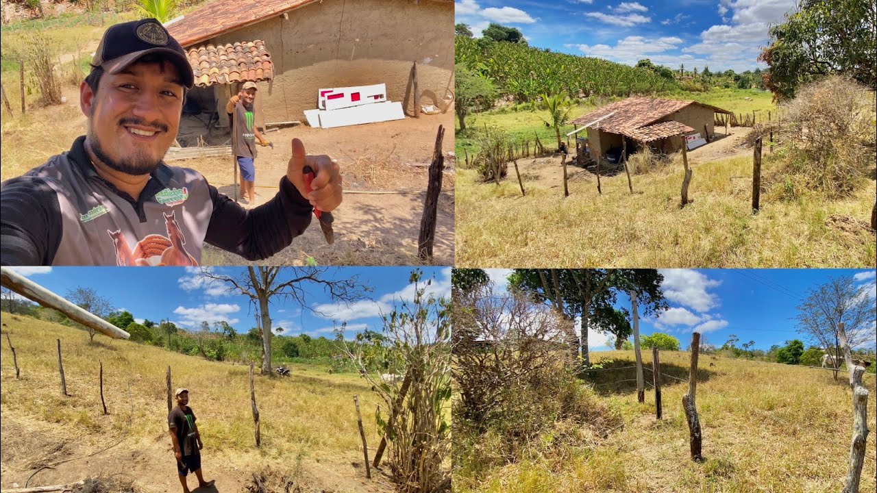 FAZENDO A NOVA CERCA DA CASINHA / VEJAM COMO ESTÁ FICANDO!!!