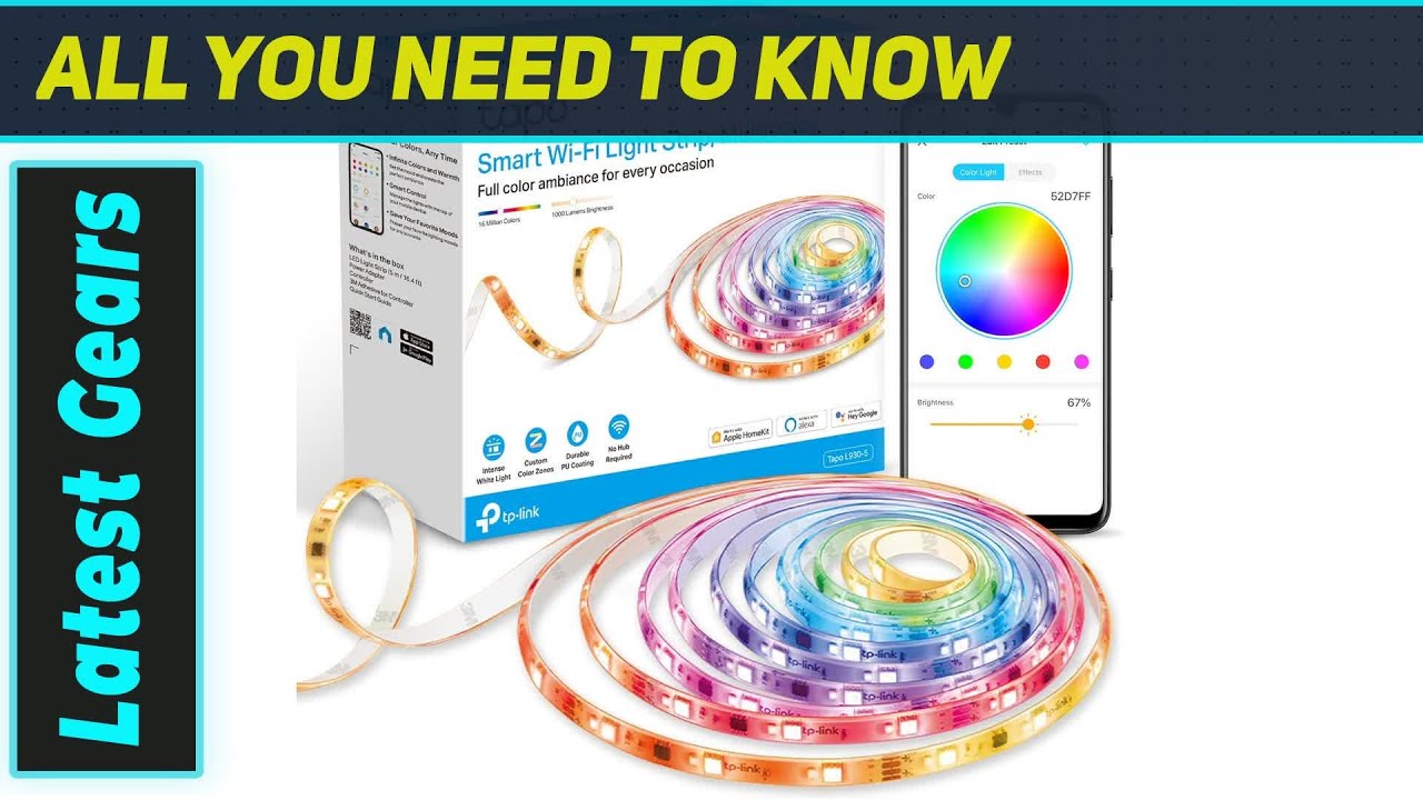 TP-Link Tapo Smart LED Light Strip &ndash; Best WiFi LED Strip for Customizable Lighting