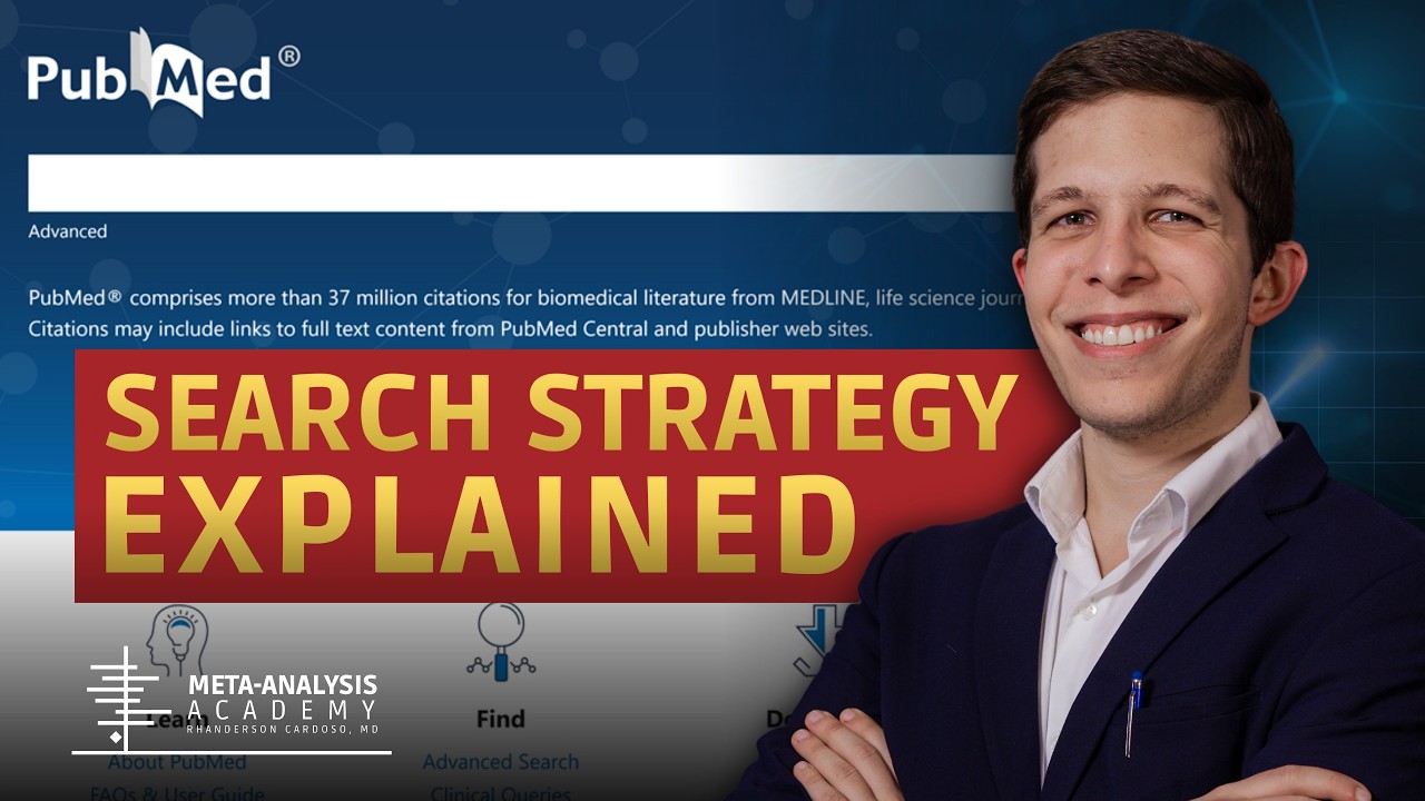 Tutorial on HOW TO CREATE A SEARCH STRATEGY for a Meta-Analysis!