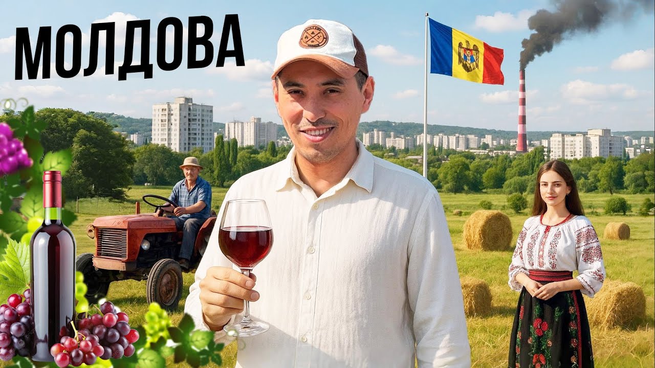 🇲🇩 МОЛДОВА - еуропаның ең кедей елі / КСРО мен орыс тілі / Вино өндірісі 🍷🍇