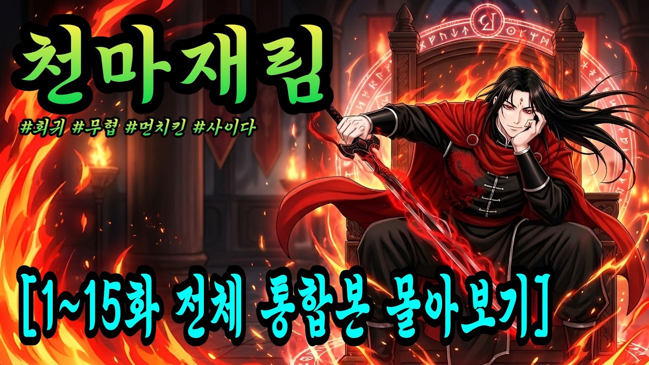 십만대산을 뒤흔드는 함성 속에, 마침내 진정한 주인이 옥좌로 귀환하다 #무협소설 #무협 #오디오북 #천마 #무림맹