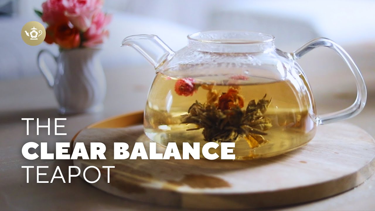 Стеклянный чайник Teabloom Clear Balance: идеальное заваривание каждый раз