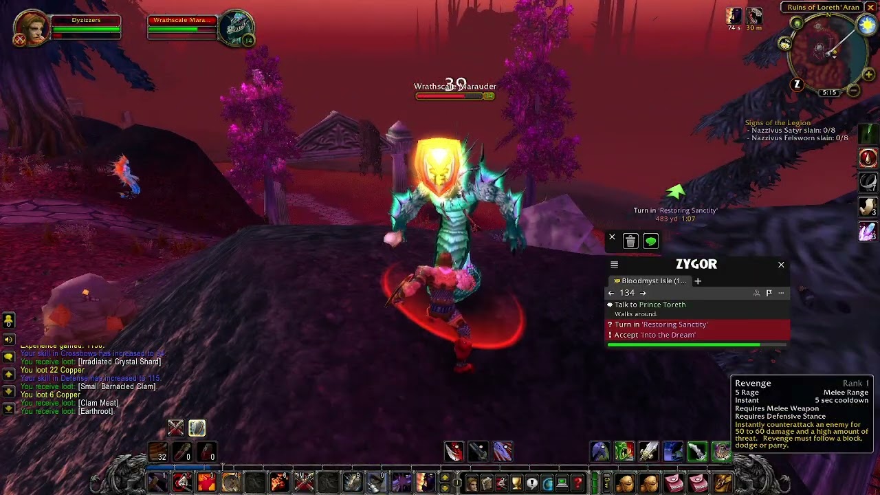 20-21 Prot Warrior TBC Leveling Dyzizzers Anniversary Protection
