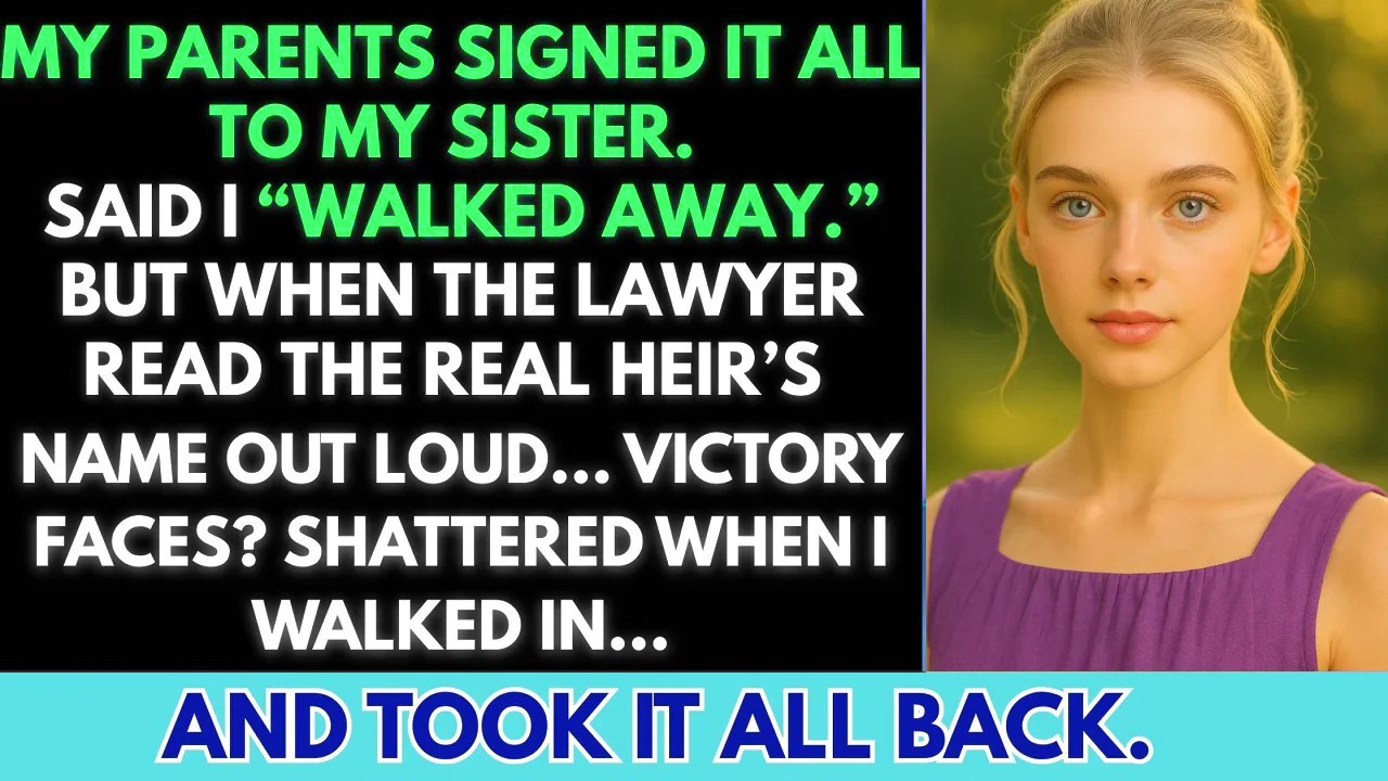 My Parents Signed Everything Over To My Sister — But The Hidden Clause Revealed The Real Heir