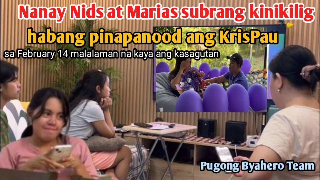 MARIAS AT NANAY NIDS SUBRANG KINIKILIG SA KRISPAU 
