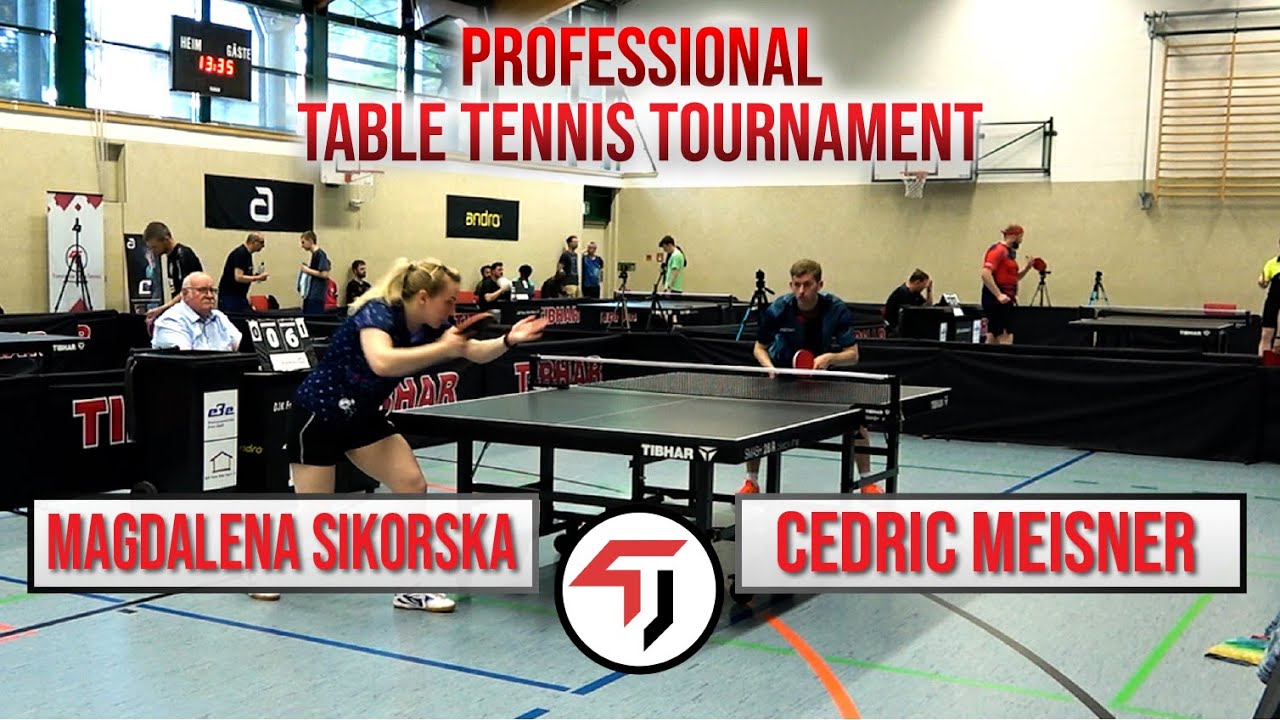 TomorrowTT PRO tournament - Cedric Meisner vs Magdalena Sikorska - Group 1.