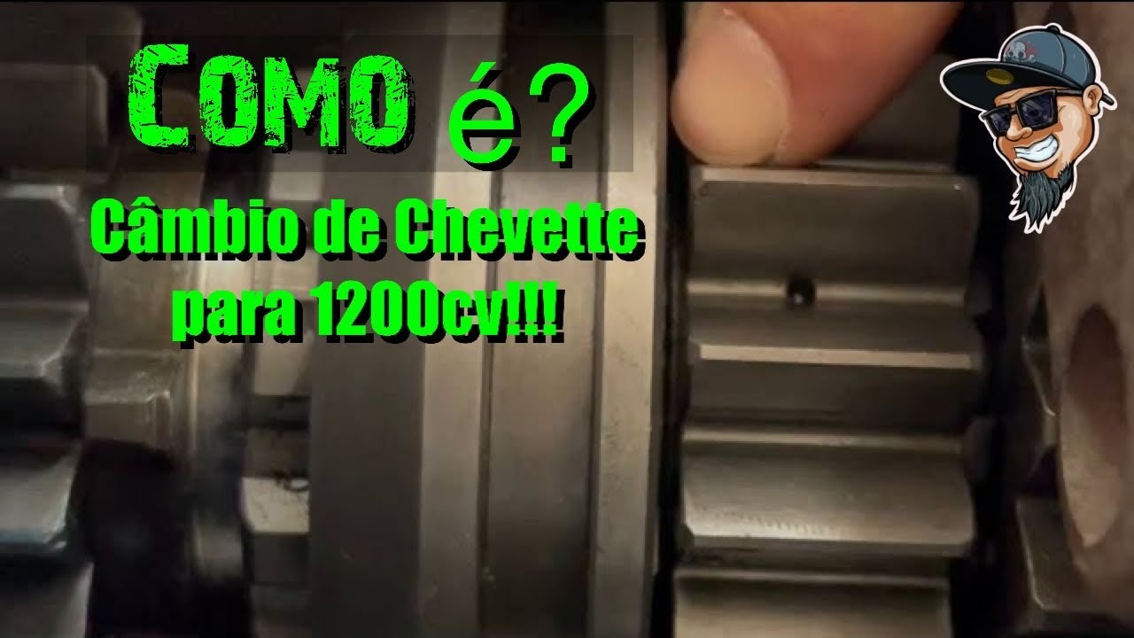 C&acirc;mbio de Chevette de 4 segundos!Jefferson da BF mostra um cambio 260F tud&atilde;o par mais de 1.200cv!!!