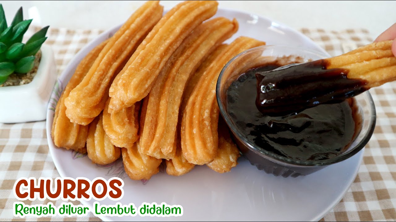 CARA MEMBUAT CHURROS DAN SAUS COKLAT PANAS ENAK!