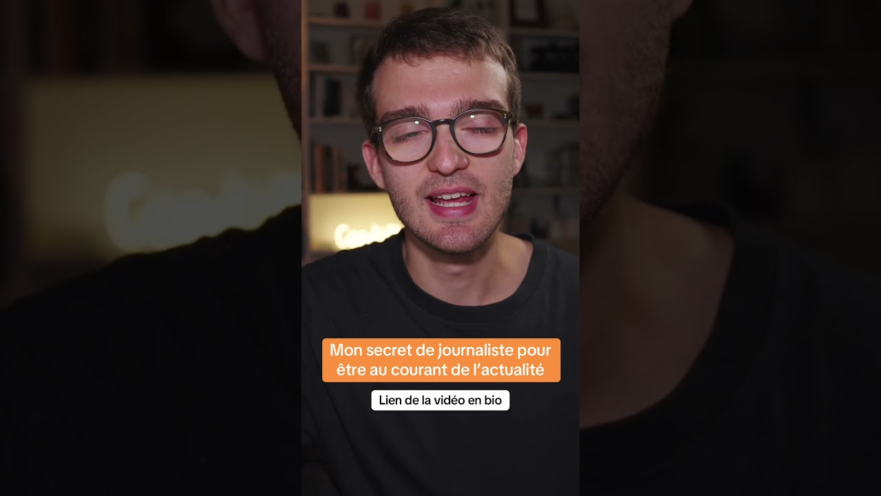 Mon secret de journaliste pour ne jamais rater une actualit&eacute;
