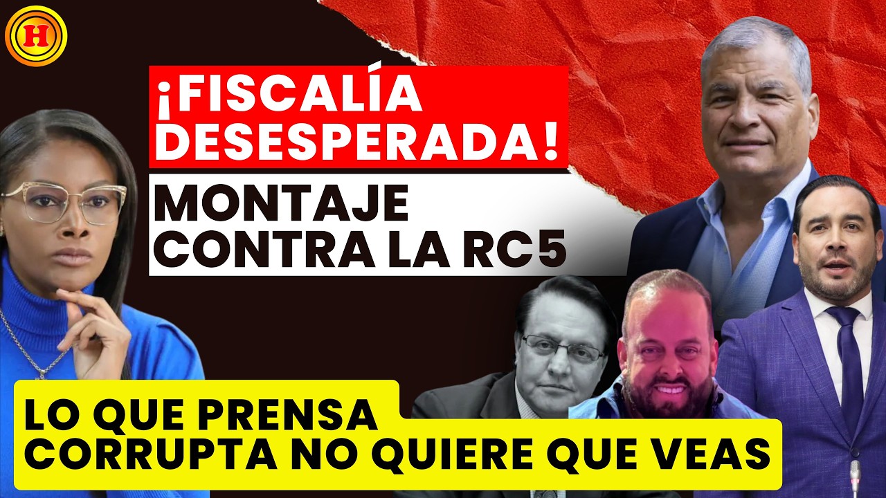 ¡FISCALÍA DESESPERADA! 🤡 El ridículo intento de embarrar a Correa y Juan Andrés González sin pruebas