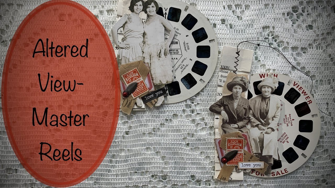 Altered Vintage View Master Reels