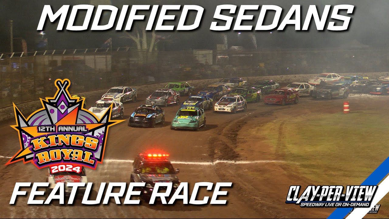 Modified Sedans | Kings Royal XII - Kingaroy - 27th Jan 2024 | Clay-Per-View