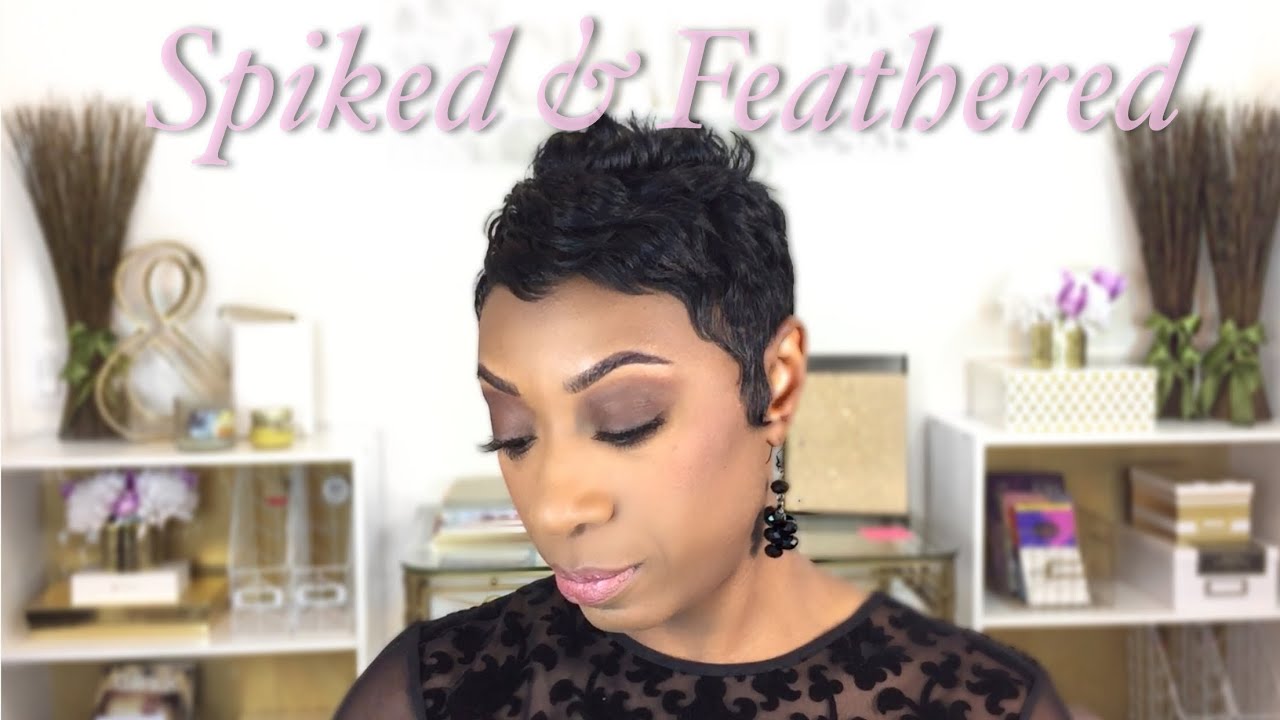 Spiked & Feathered Pixie | Short Hair Tutorial