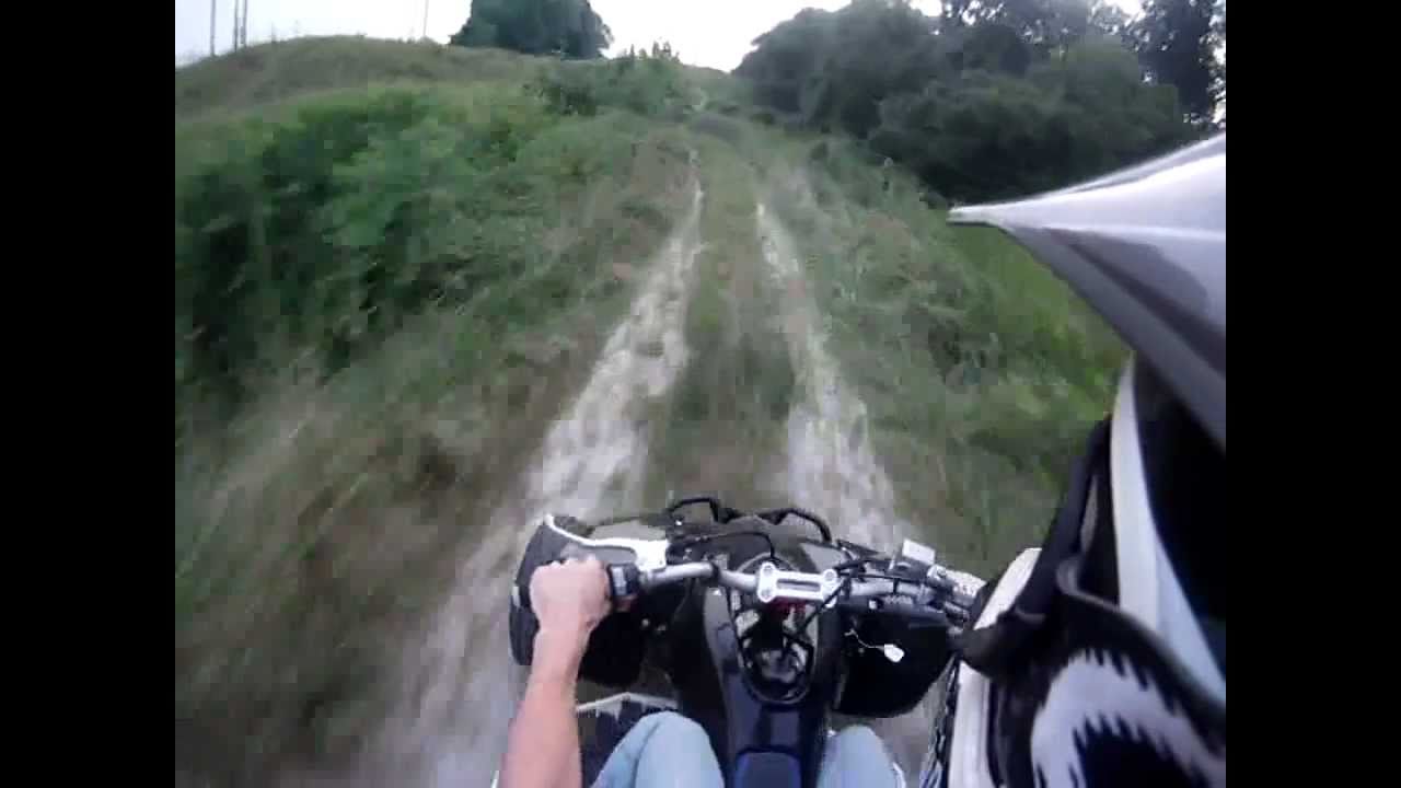 Yamaha YFZ 450 test run with Go Pro