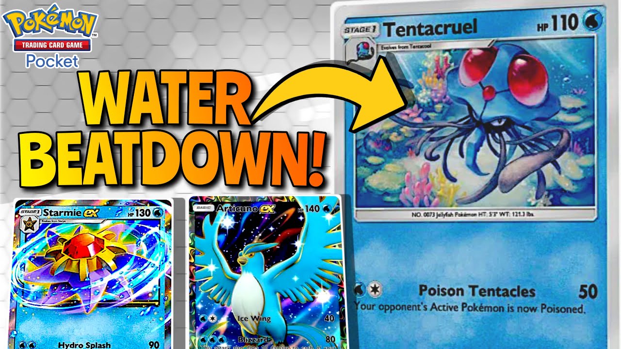 Tentacruel & Starme Beatdown! | Pokémon TCG Pocket!