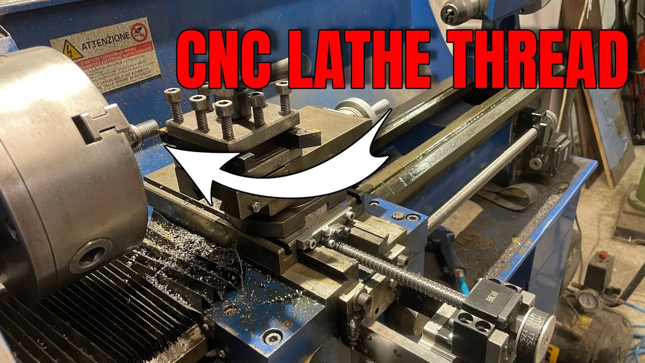 My Converted CNC Lathe can finally cut threads!