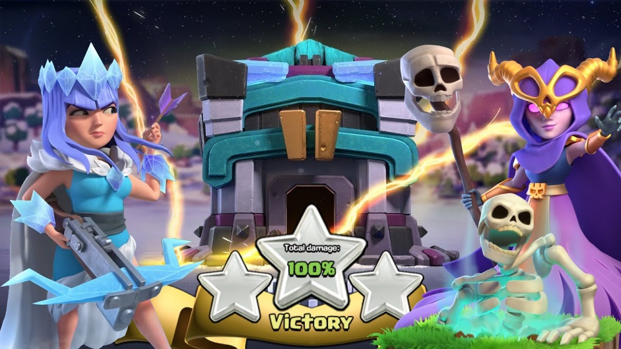 EASY 3 STAR WITH SUPER WITCH || OVERPOWERED TH13 STRATEGY || LEGEND LEAGUE || CLASH OF CLANS
