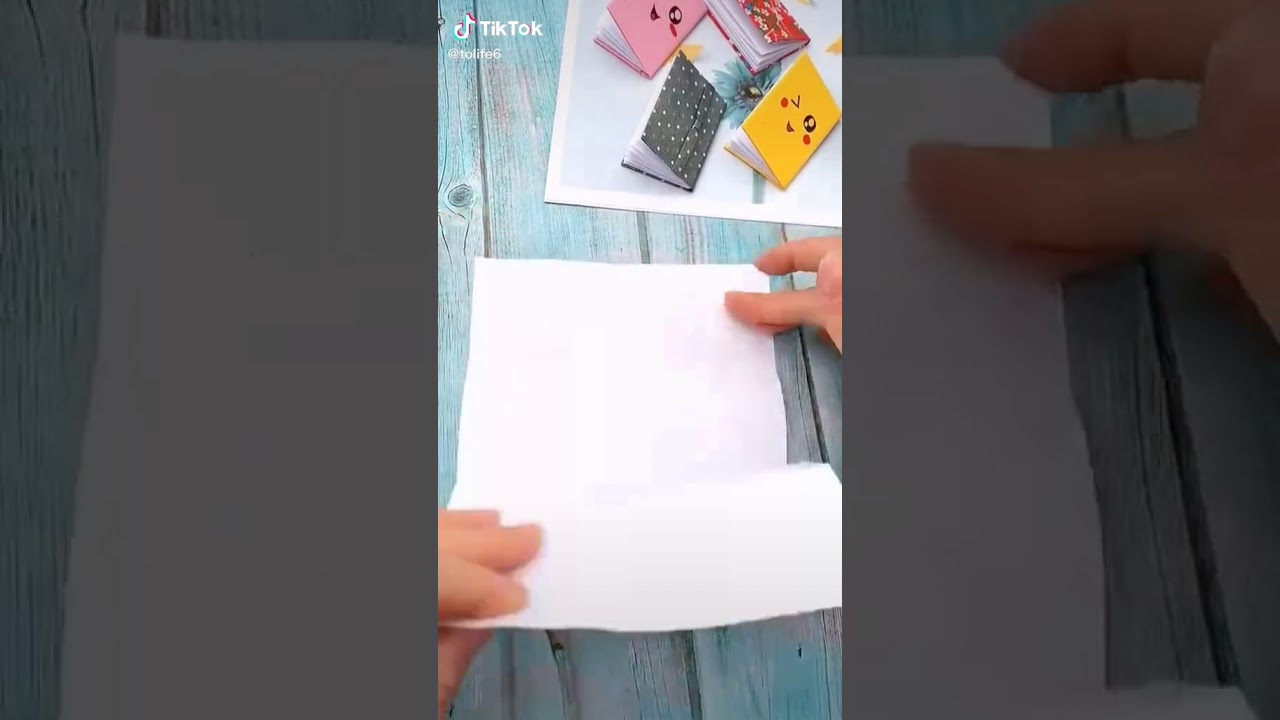 Comment fabriquer des petit cahier