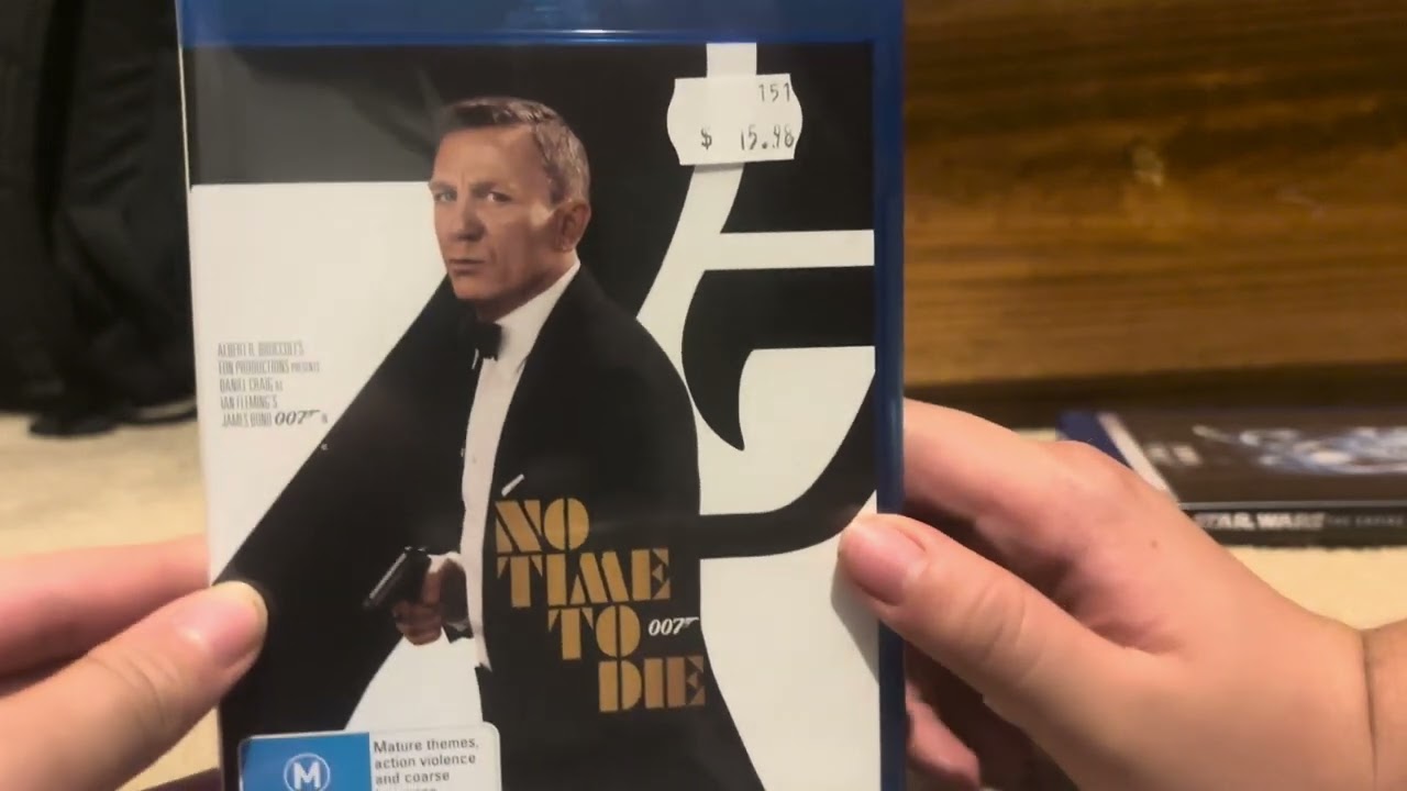 007 Jame Bond No Time to Die and Star Wars: The Empire Strikes Back Blu Ray Unboxing 