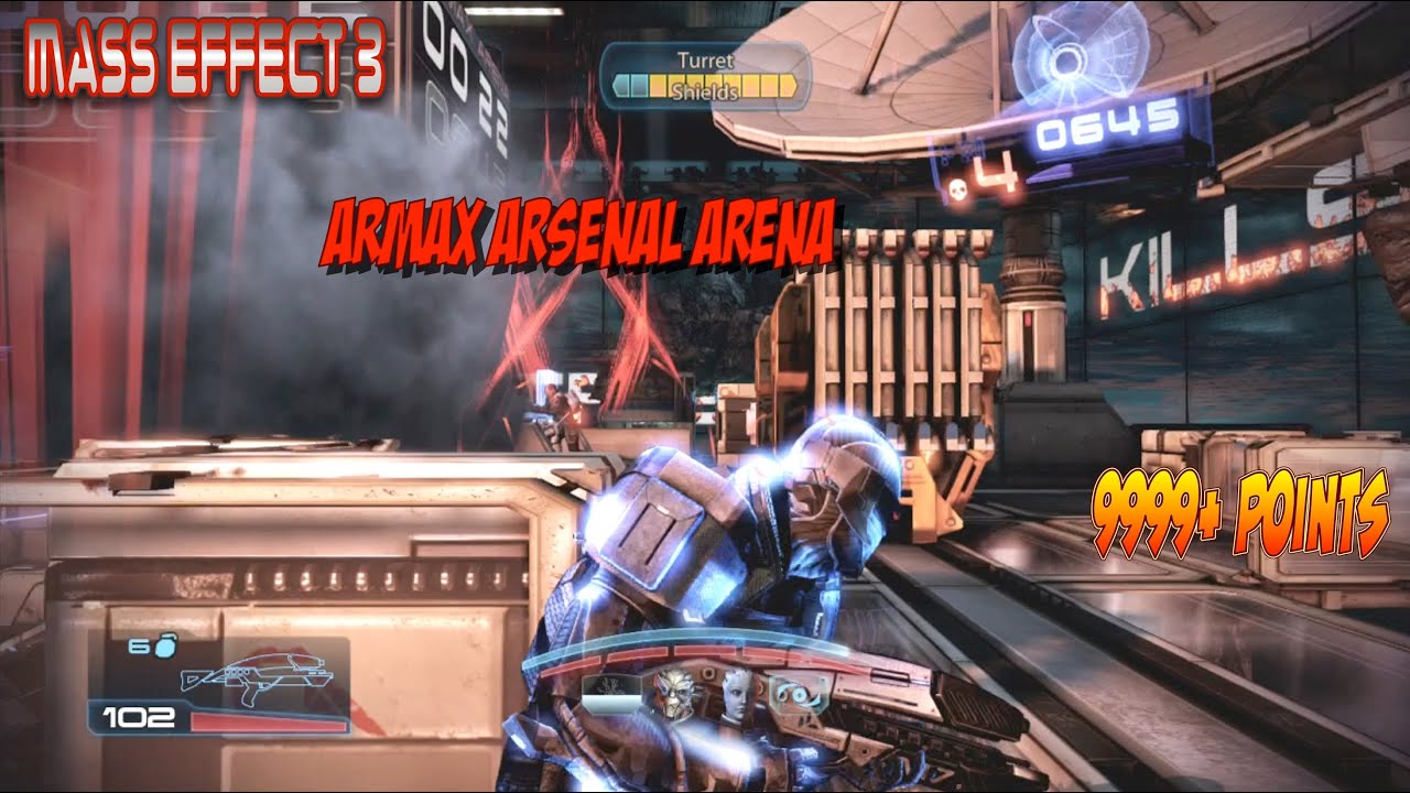 Mass Effect 3: Armax Arsenal Arena 9999+ Points vs Cerberus