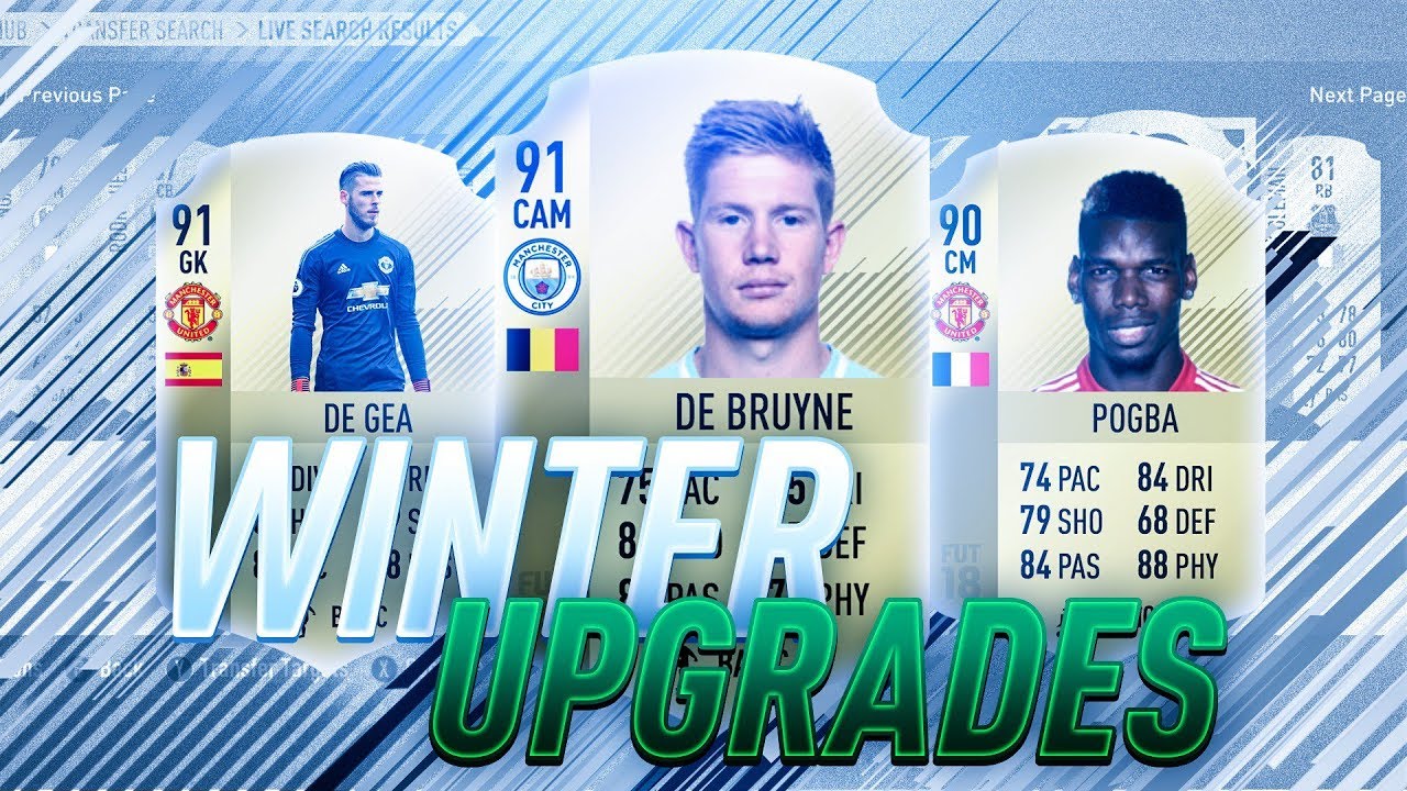 Winter Upgrade Investments - FIFA 18