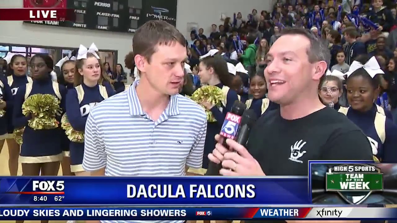 Team of the Week pep rally at Dacula High School