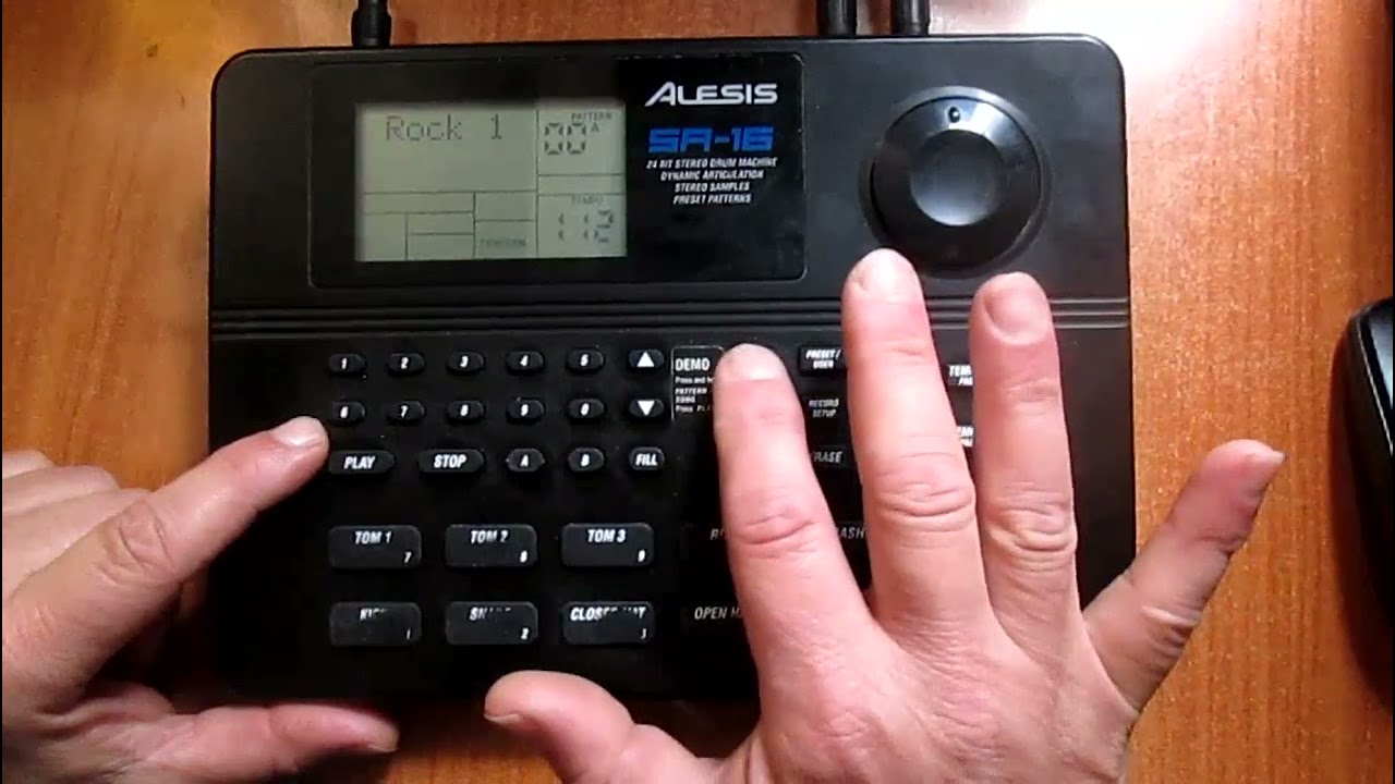 Alesis SR-16 Funciones basicas.