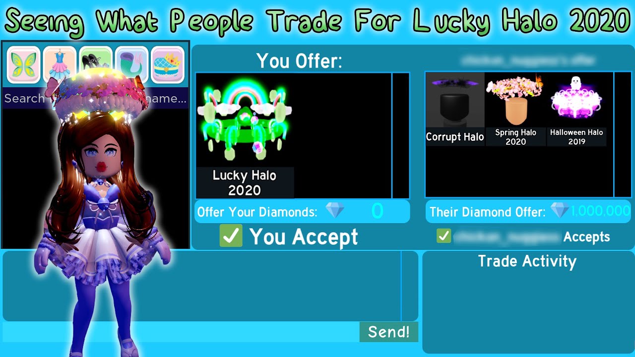 Seeing What People Trade For Lucky Halo 2020 In Royale High Trading