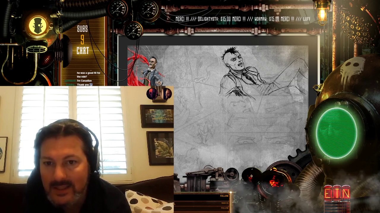Steamdolls - David Hayter FAQ - replay Twitch