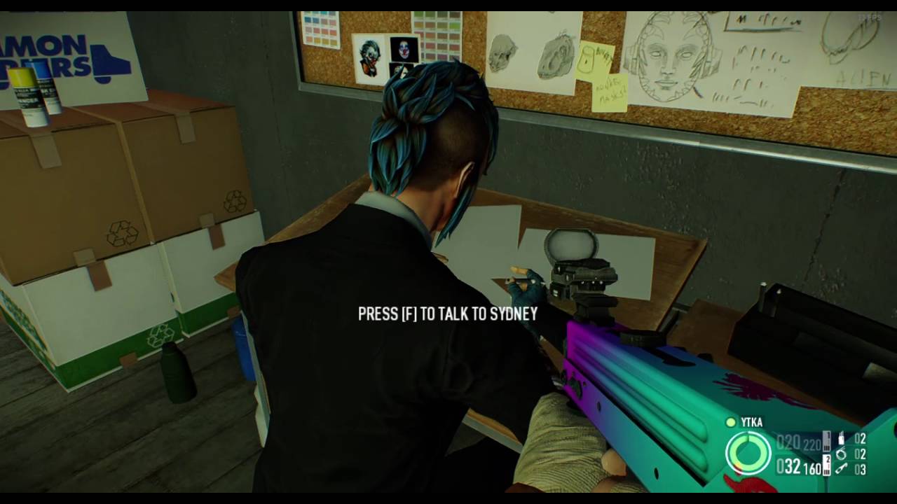 Are Sydney in love with Jacket? c: (PAYDAY 2)