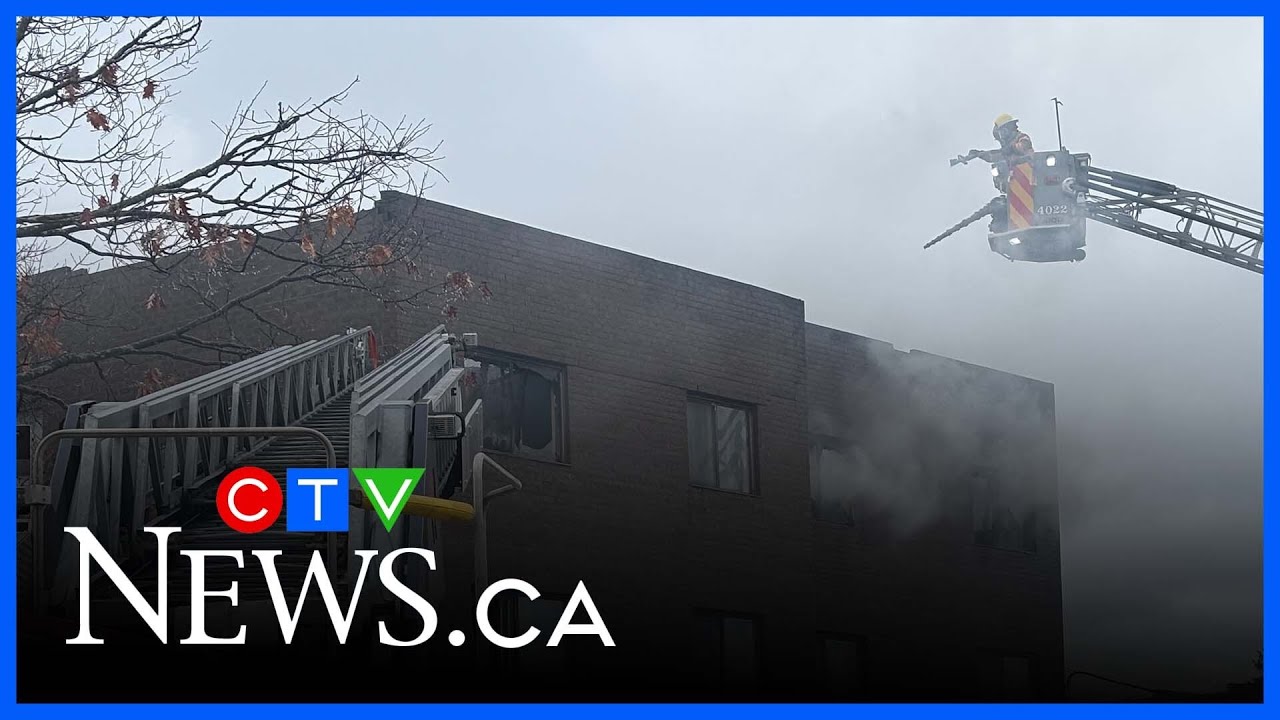 Major fire displaces 90 in Pierrefonds residential building