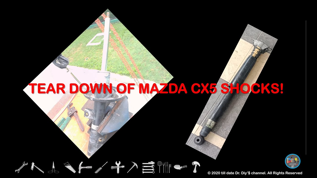 #14 Mazda CX5 Tear Down of the Shock Absorbers