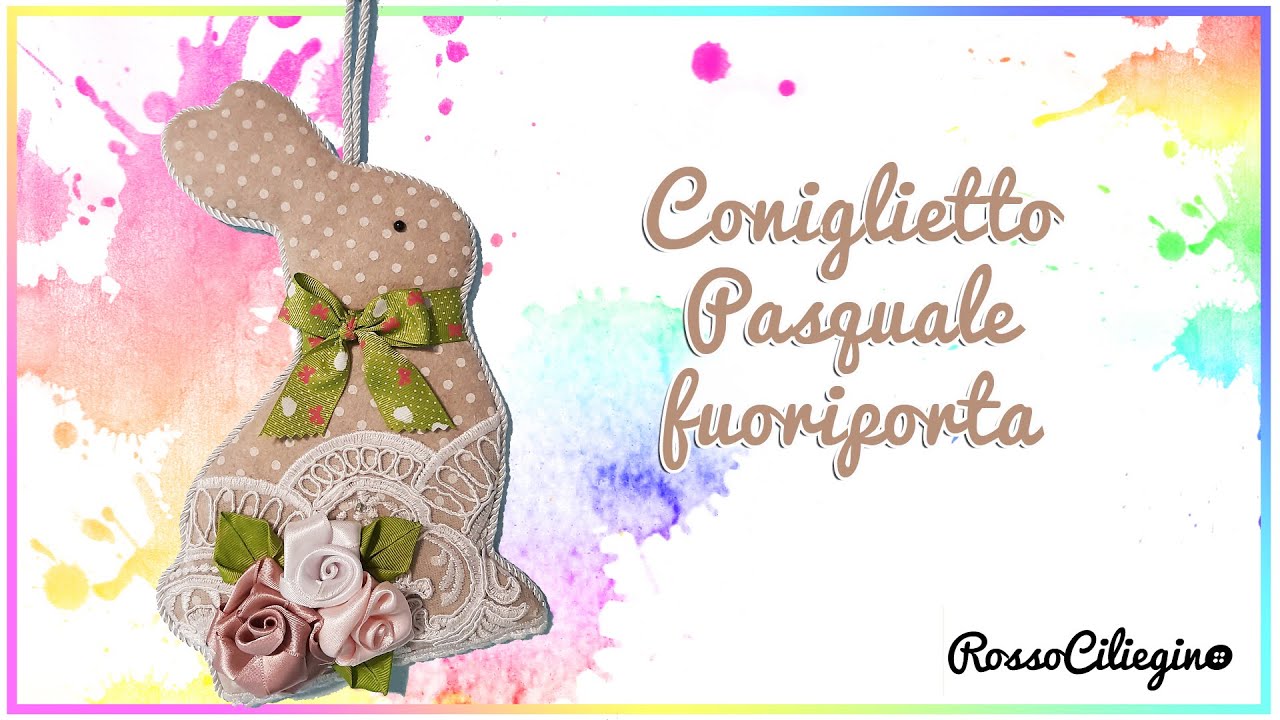 Coniglietto pasquale fuoriporta con riciclo #recycleideas #pasqua #easter #easterbunny #tutorial