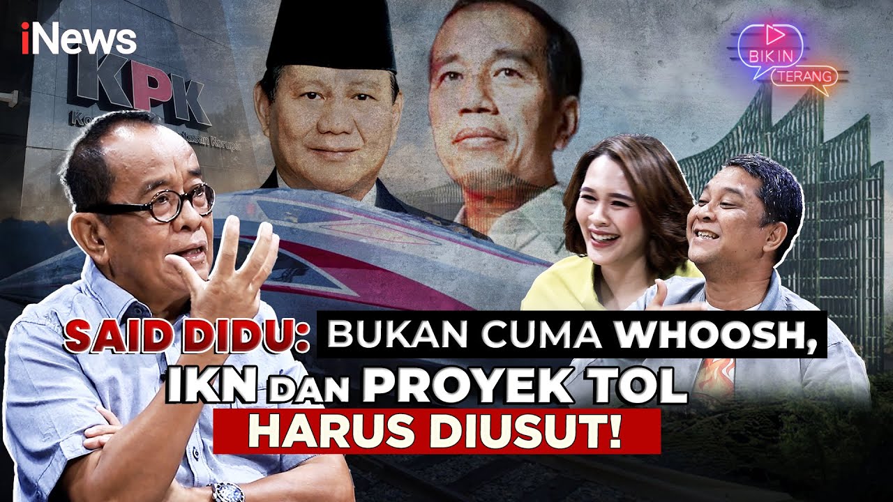 Bukan Cuma Kereta Cepat Whoosh, IKN dan Proyek Tol hingga Bandara Disebut Harus Diusut