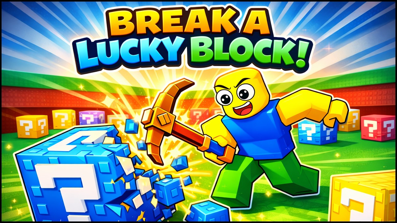 BREAK A LUCKY BLOCK - I FOUND A 460,000 MYTHIC!