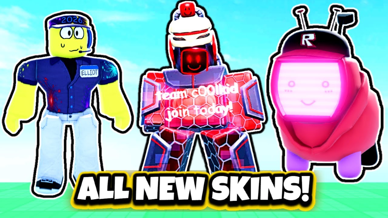 ALL HAPPY NEW YEAR SKINS in FORSAKEN V3.5.5 UPDATE! (Happy New Years 🎉)