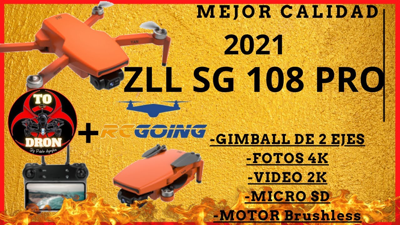 DRONE ZLL SG 108 PRO MEJOR CALIDAD PRECIO 2021 MENOS DE 100&euro; VIDEO NUMERO 3 RETORNO A CASA