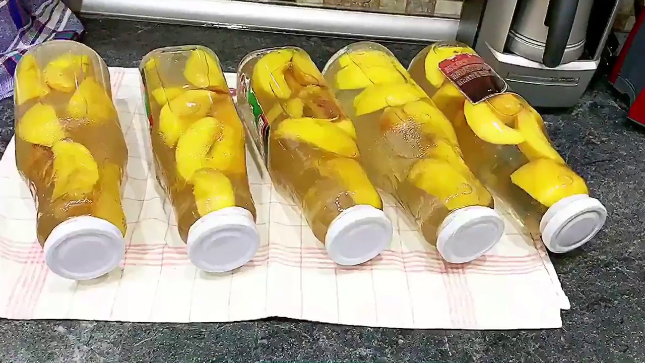 QIŞ TEDARÜKÜM ŞAFTALI KAMPOTUNUN HAZIRLANMASI.ŞEFTALİ KOMPOSTOSU YAPIMI.КОМПОТ ИЗ ПЕРСИКА НА ЗИМУ🍑.