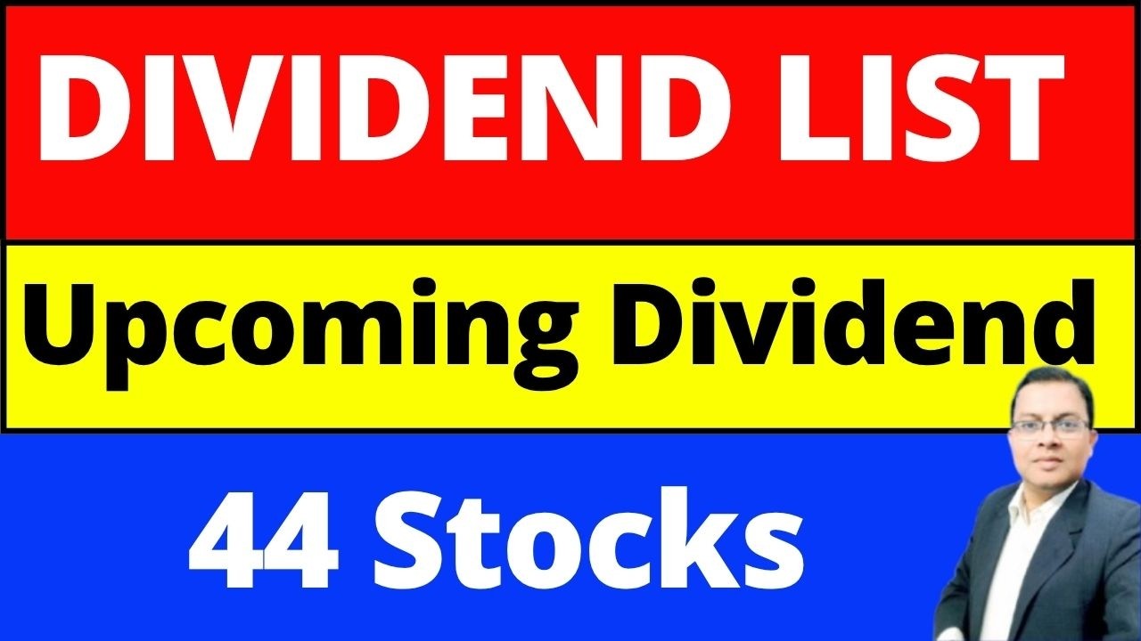 Dividend Stocks List I Upcoming dividend list 2026 I Upcoming dividend stocks list 2026 in INDIA