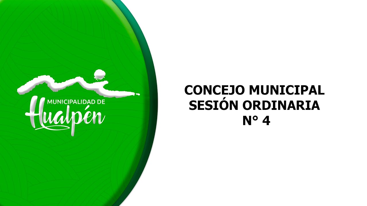 CONCEJO  ORDINARIO N° 4 MUNICIPALIDAD DE HUALPÉN  02-02-2026