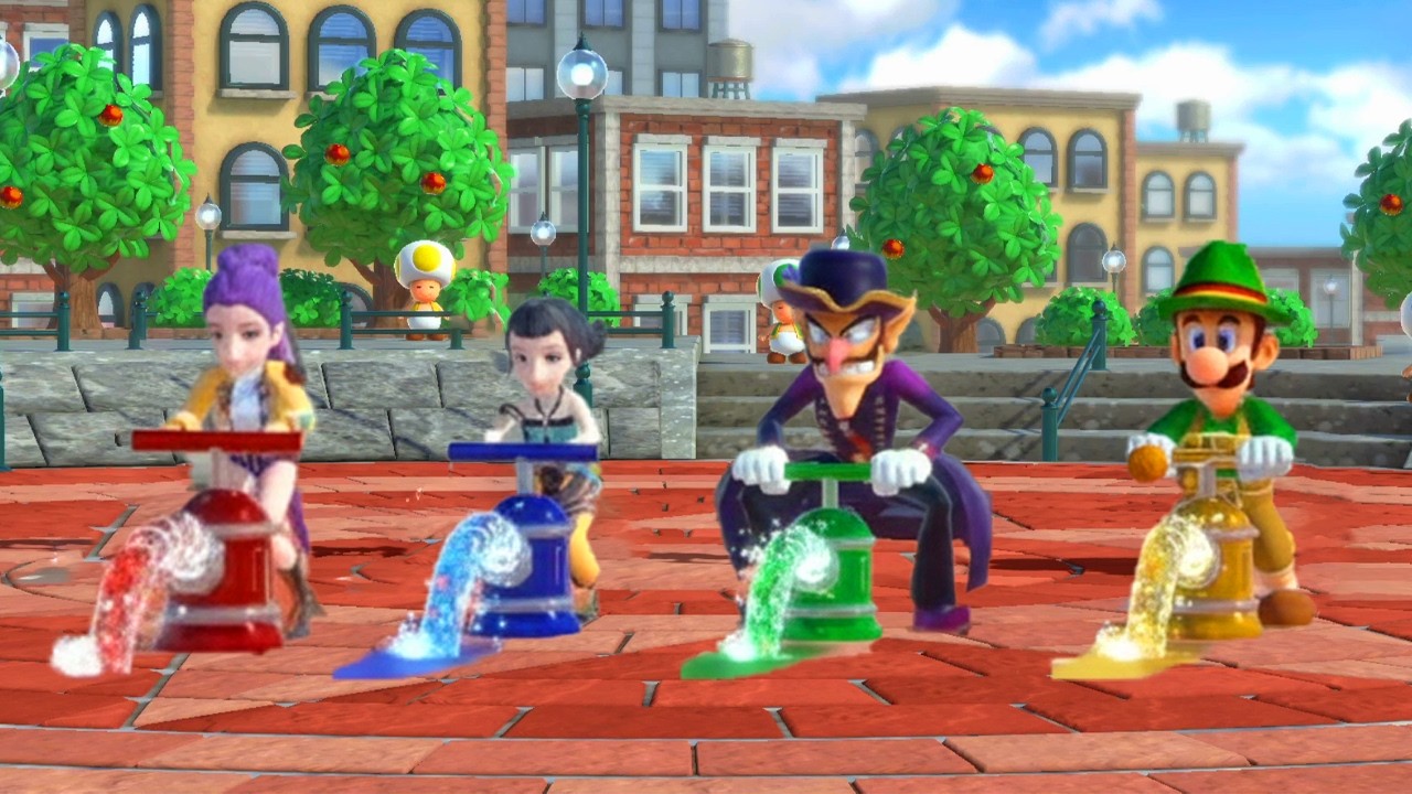Super Mario Party The Battle of the Four Princesses - Rumi, Zoey, Waluigi, Luigi | Who Wins?