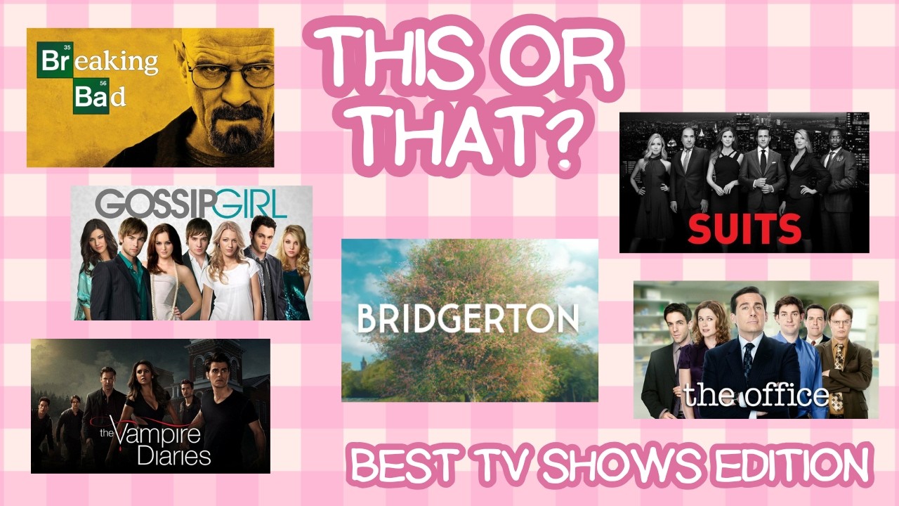 THIS or THAT | TV SHOWS edition ୭ 📺🎬🍿🎭 ୭