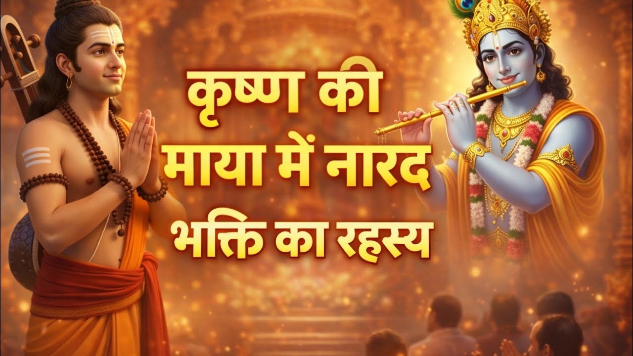 कृष्ण ने नारद को दिखाया माया और सच्ची भक्ति का सत्य।