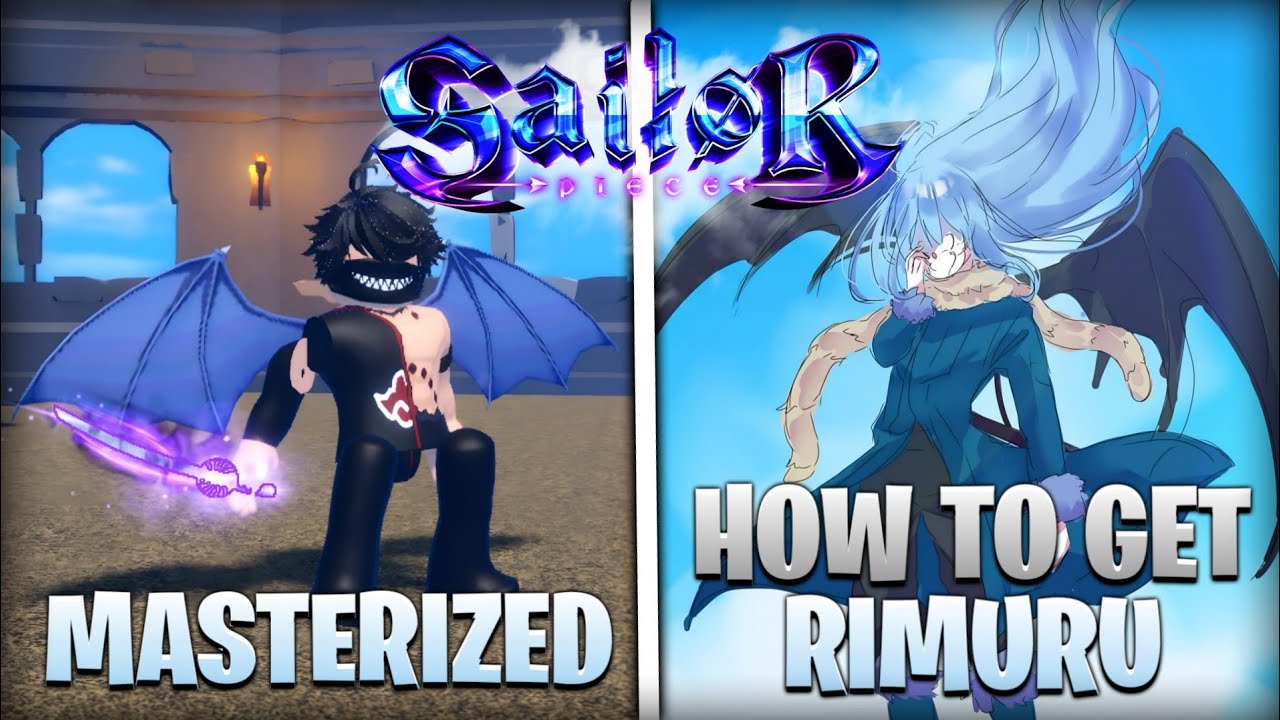 Sailor Piece | RIMURU | Showcase + Tutorial Como Obter Rimuru + Tutorial Mastered #sailorpiece