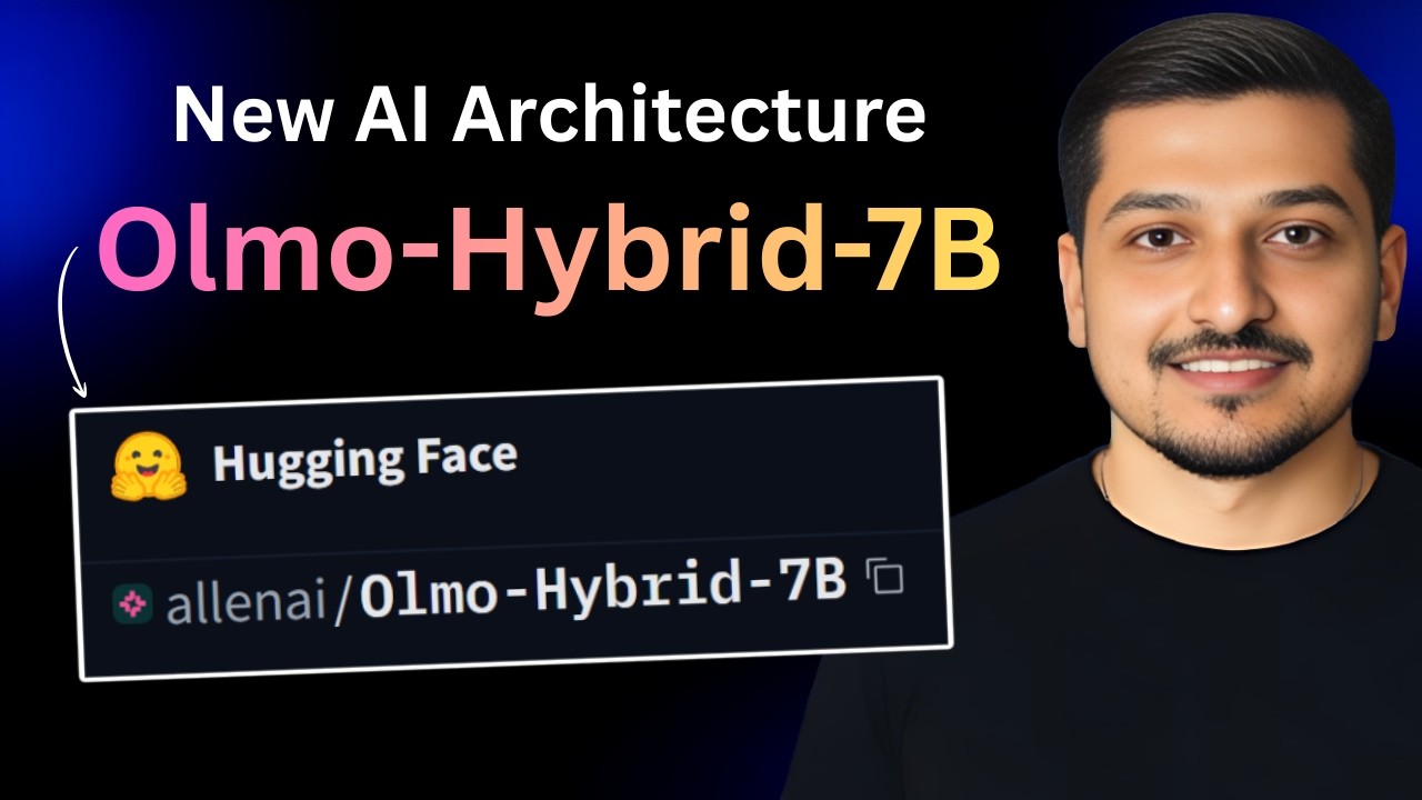 Olmo Hybrid 7B (Run Locally) : The Future of AI Models (Transformer + RNN Explained)